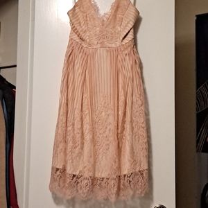 Rose gold dress